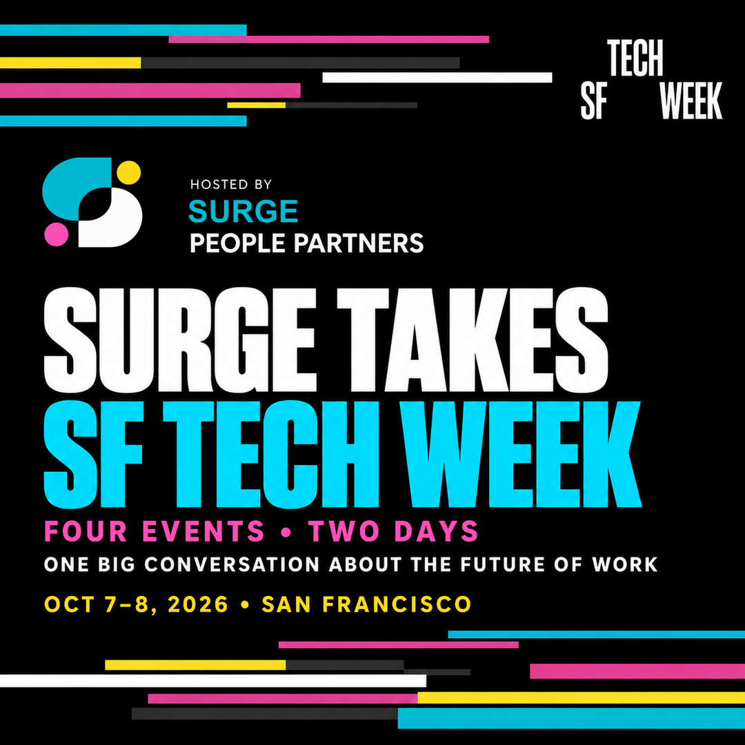 Surge takes SF Tech Week: four events, two days, October 7–8, 2026